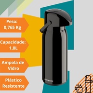 Garrafa Térmica Verona 1.8L: Café Quente por 8h! - imagem 2