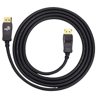 Cabo DisplayPort Premium Para Alta Performance, Suporta 8K, UHDTV, Versão 1.4V, 240Hz, Ultra High Speed 32,4Gbps, 2 Metros, Preto, DP1420, ELG - imagem 3
