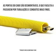Cabo HDMI 2.0 Flat Desmontável Cirilo Cabo 2m: Imersão Total em 8K e Games com Fluidez Absoluta - imagem 5