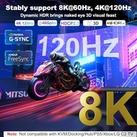 Adaptador DisplayPort para HDMI 8K 60Hz THANDBLE: Imagem Cinematográfica e Desempenho Superior - imagem 4