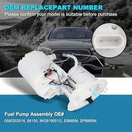 Módulo Bomba Combustível Elétrica OTO-K para Audi A4, A5, RS5, S4, S5 - Substitui 8K0919051G - imagem 4