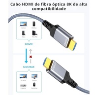 Cabo HDMI 8K Premium 2 Metros: Imersão Total em 4K@240Hz e 8K@60Hz | 48Gbps, HDR Dinâmico, VRR - imagem 4