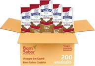 Vinagre de Vinho Tinto Sachê 8ml Caixa C/ 200 Unidades - imagem 1