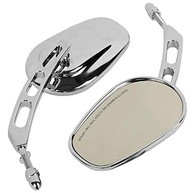 Espelho Retrovisor Moto 8mm Cromado - Harley Davidson Road King, Sportster, Fatboy, Dyna, Softail - imagem 3
