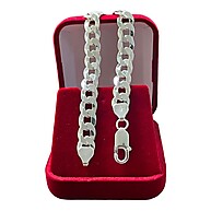 Pulseira Prata 925 Masculina: Grumet Italiana 8mm - imagem 2