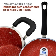 Brinox Ceramic Life: Jogo de Panelas Antiaderente 8pçs - imagem 2