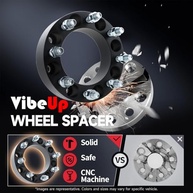 VibeUp Adaptadores de Roda 5.1cm 8x6.5 M14x1.5 para Hummer H2, Silverado, Sierra e Mais - imagem 3