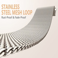 Pulseira de metal Zedoli compatível com Apple Watch séries 9, 8, 7, 6, 5, 4, 3, 2, 1 SE Ultra, 40 mm, 38 mm, 41 mm, 45 mm, 44 mm, 42 mm, 49 mm, masculina, feminina, magnética, malha milanesa, aço inóx - imagem 4