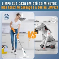 Esfregão Elétrico Giratório 9 em 1 com Cabo Ajustável e 9 Cabeças – Limpeza Poderosa e Sem Esforço para Pisos, Azulejos e Banheiros - imagem 3