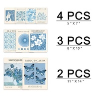 Conjunto de Pôsteres de Arte Azul Moderna - 9 Peças para Decoração de Parede no Estilo Matisse - imagem 4