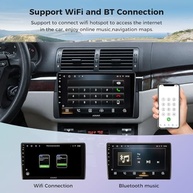 Central Multimídia Android 9" para BMW Série 3 E46 (1999-2005): Carplay, Android Auto e Câmera HD - imagem 4