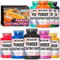 Tinta de Revestimento em Pó Premium - 9 Cores Vibrantes para Metal, Aço e Alumínio - imagem 2
