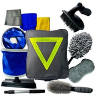 Kit Limpeza Automotiva Sigma Pro 9 Peças: Brilho Impecável com Mochila e Acessórios Essenciais - imagem 1