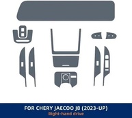 Proteção Premium para Central Multimídia Chery JAECOO J8 Tiggo 9 2023-2024: Película TPU Antirriscos - imagem 3