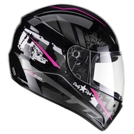 Capacete Fly F-9 HG City Preto/Rosa - Segurança e Estilo para Sua Moto - imagem 2