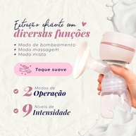 Bomba Tira-Leite Elétrica Portátil com 9 Níveis de Sucção - Segura, Silenciosa e Livre de BPA - imagem 5