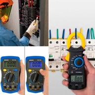 Kit Essencial: Multímetro Digital Alicate Amperímetro + Caneta Detector Tensão 90-1000V - imagem 3