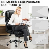 120 * 90 cm Protetor de Piso Flexí­vel Transparente, Tapete Transparente para Cadeira de Escritório, Tapete Protetor de Piso - imagem 4