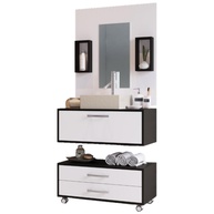 Gabinete de Banheiro 80cm Preto – Class 900 - imagem 2