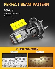 Lâmpadas LED FAHREN H7: 900% Mais Brilho, 6500K Branco Frio, Plug & Play - imagem 4
