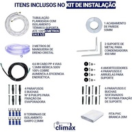 Kit Instalação Ar Inverter 9000/12000 BTUs 4m com Suporte – Solução Completa para Instalação Rápida - imagem 4