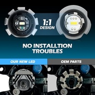Lâmpadas de Neblina LED L1B 9000LM 3200K para Honda Civic, Accord, CR-V e mais - Super Brilhante Plug and Play - imagem 4