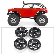 Rodas de Metal Premium para SCX24 90081 Crawler - Upgrade Preto Durável - imagem 3