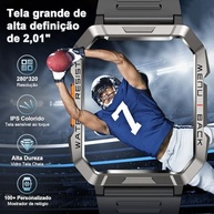 Smartwatch Militar Blackview: Resistência, Bateria de 900mAh e Chamadas Bluetooth - imagem 5
