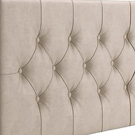 Cabeceira Capitonê para Cama Box Solteiro 90x56cm em Suede Areia - Design Moderno e Fácil Instalação - imagem 5