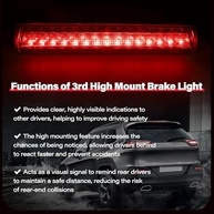 Luz de Freio LED 3ª Montagem Alta 923-203 para Chevy Tahoe/Suburban & GMC Yukon (2000-2006) - Segurança e Estilo - imagem 5
