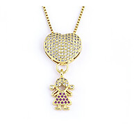Colar Filhos: Amor Eterno em Ouro 18k e Prata 925 💖 - imagem 1