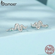 Brincos de Cobra Bamoer: Elegância em Prata 925 - imagem 2