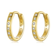 Brincos Argola Bamoer: Elegância Minimalista em Prata 925 - imagem 2