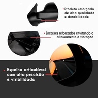 Retrovisor Completo Corsa Classic 93-02 | 13-16 Convexo Direito com Controle - Visão Ampliada e Segurança - imagem 3