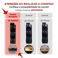 Interruptor Vidro Elétrico HB20 2012 a 2019 - 935701s005 - imagem 2