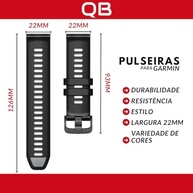 Pulseira Para Garmin Forerunner 965 955 945 935 22mm + Chave - QUIBARATO - imagem 4