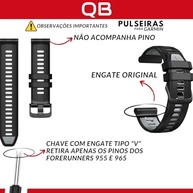Pulseira Para Garmin Forerunner 965 955 945 935 22mm + Chave - QUIBARATO - imagem 3