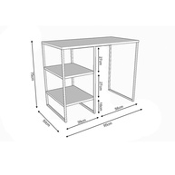 Aparador Adega Industrial Bourbon 95cm - imagem 2