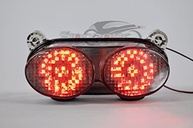 Lanterna Traseira LED Fumê com Setas Integradas para Kawasaki Ninja ZX-6R/ZX-9R/ZR7 (98-05) - imagem 2