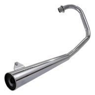 Escapamento Mini GP Cromo Forte para Honda CG Titan 125 (85-99) - Estilo e Performance Cromada - imagem 1