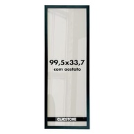 Moldura 99,5x33,7 cm em Madeira Reflorestada | Acetato Incolor | Ideal para Artes, Fotos e Decoração de Parede - imagem 2