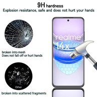 Película de Vidro Realme 14X 5G: Proteção 9H! - imagem 3