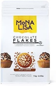 Flocos Splitters Mona Lisa Callebaut 1kg Ao Leite 9M Large - imagem 1