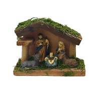 Presépio de Resina Natalino Decorativo 9x12cm - Modelo PR0123 | Decoração Rústica e Elegante para o Natal - imagem 2
