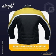 Jaqueta de motocicleta Armoro, para idades de 0 a 16 anos, ajuste ajustável, gola macia, zíperes YKK, feita à mão, proteção CE removível - imagem 5