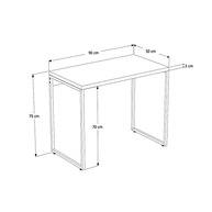 Escrivaninha Office 0,90m Dynamica - Design Moderno para seu Escritório - imagem 3