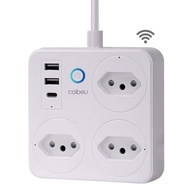 Tomada Inteligente Wi-Fi com 3 Tomadas, 2 USB e 1 USB-C: Controle Total na Palma da Sua Mão! - imagem 2