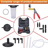 Kit Sangria Freio 2 em 1 com Bomba Vácuo Manual e Adaptadores - Diagnóstico Automotivo Completo - imagem 3