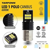 Lâmpada LED Ba15S Canbus Premium 1 Polo 12V 6000K: Iluminação Superior para Seu Veículo - imagem 3