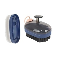 Escova Multiuso 2 em 1 com Dispenser de Sabão - Limpeza Eficiente para Casa, Roupas e Calçados - imagem 2